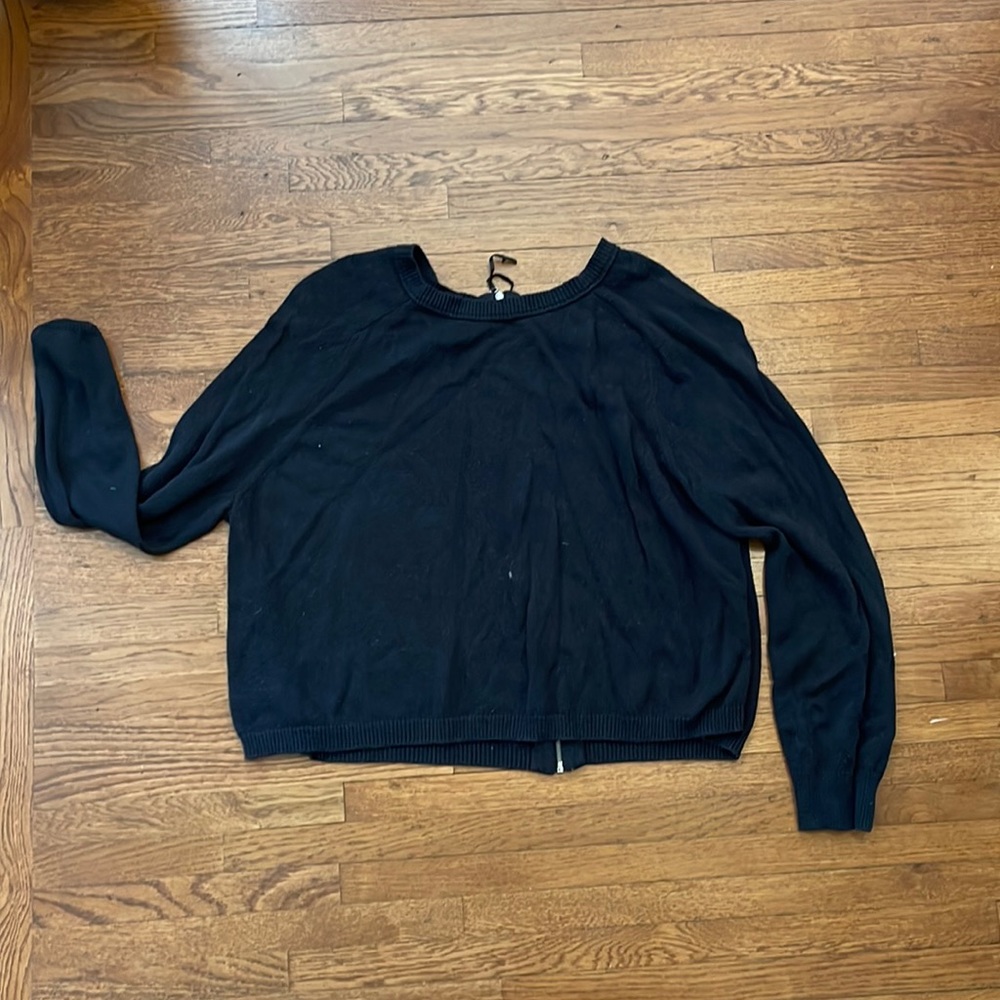 Rubbish brand cropped sweater